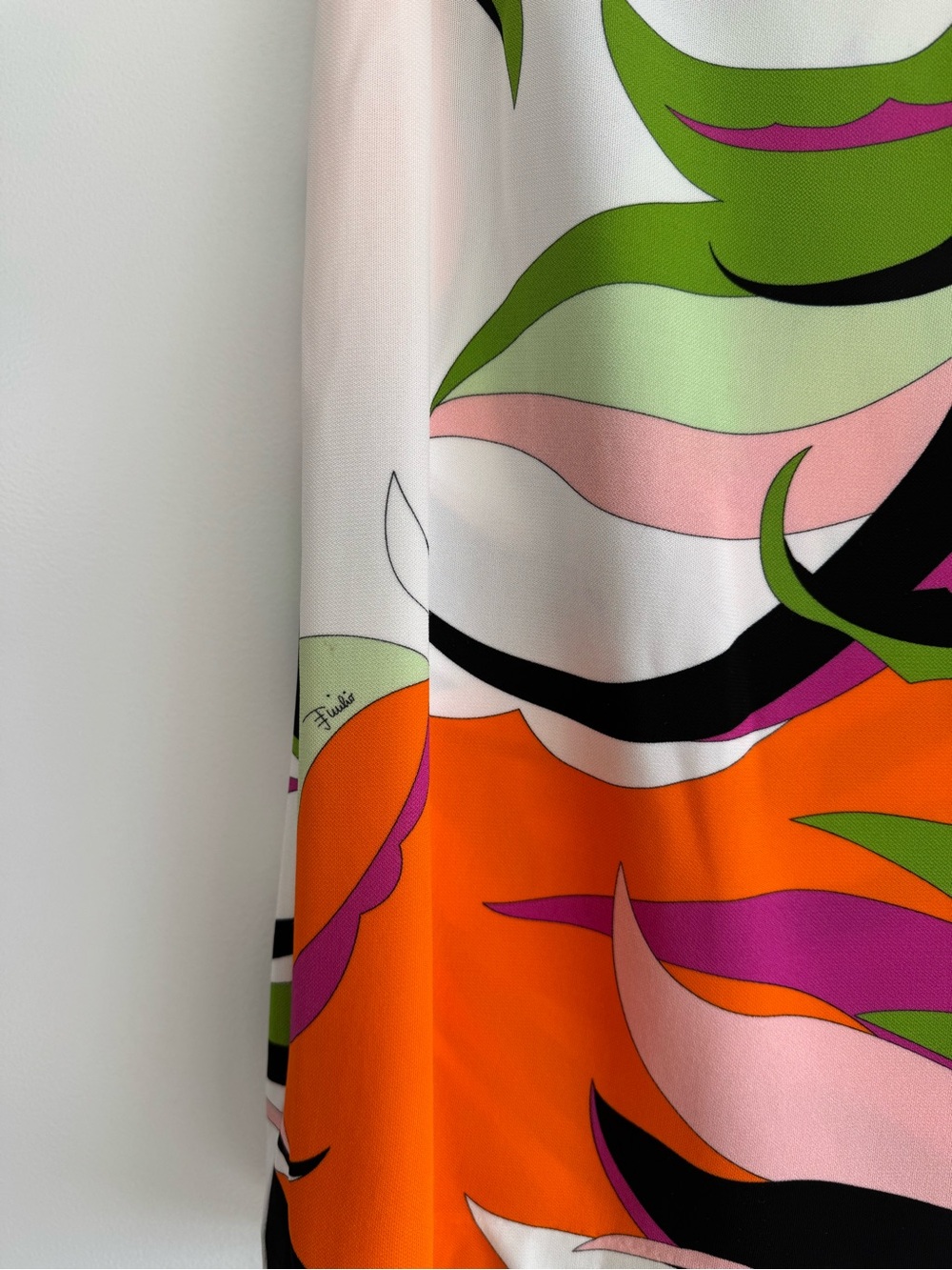 Authentic multicolor Emilio pucci tie up pleat skirt - Picture 7 of 8